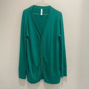 Zenana Button Cardigan L/XL